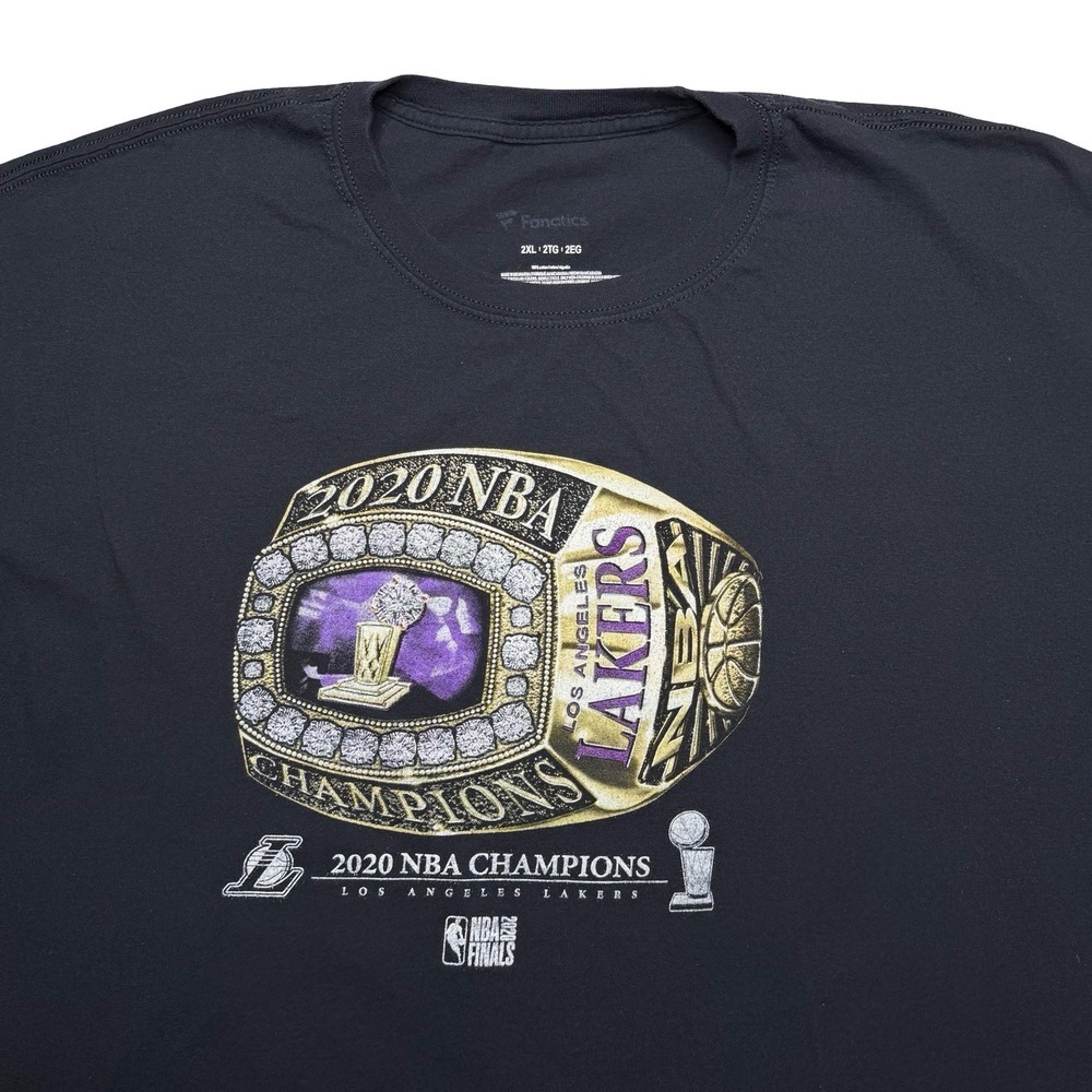 2020 LA Lakers champions ring shirt